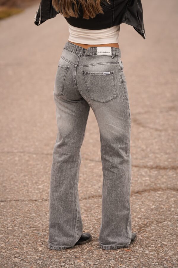 Art.3690 Wide Leg Tiro Bajo Nevado Gris - Imagen 2