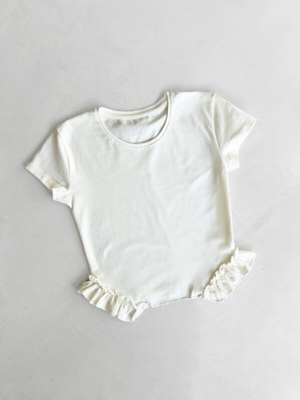Art. 9035 Baby tee frunce
