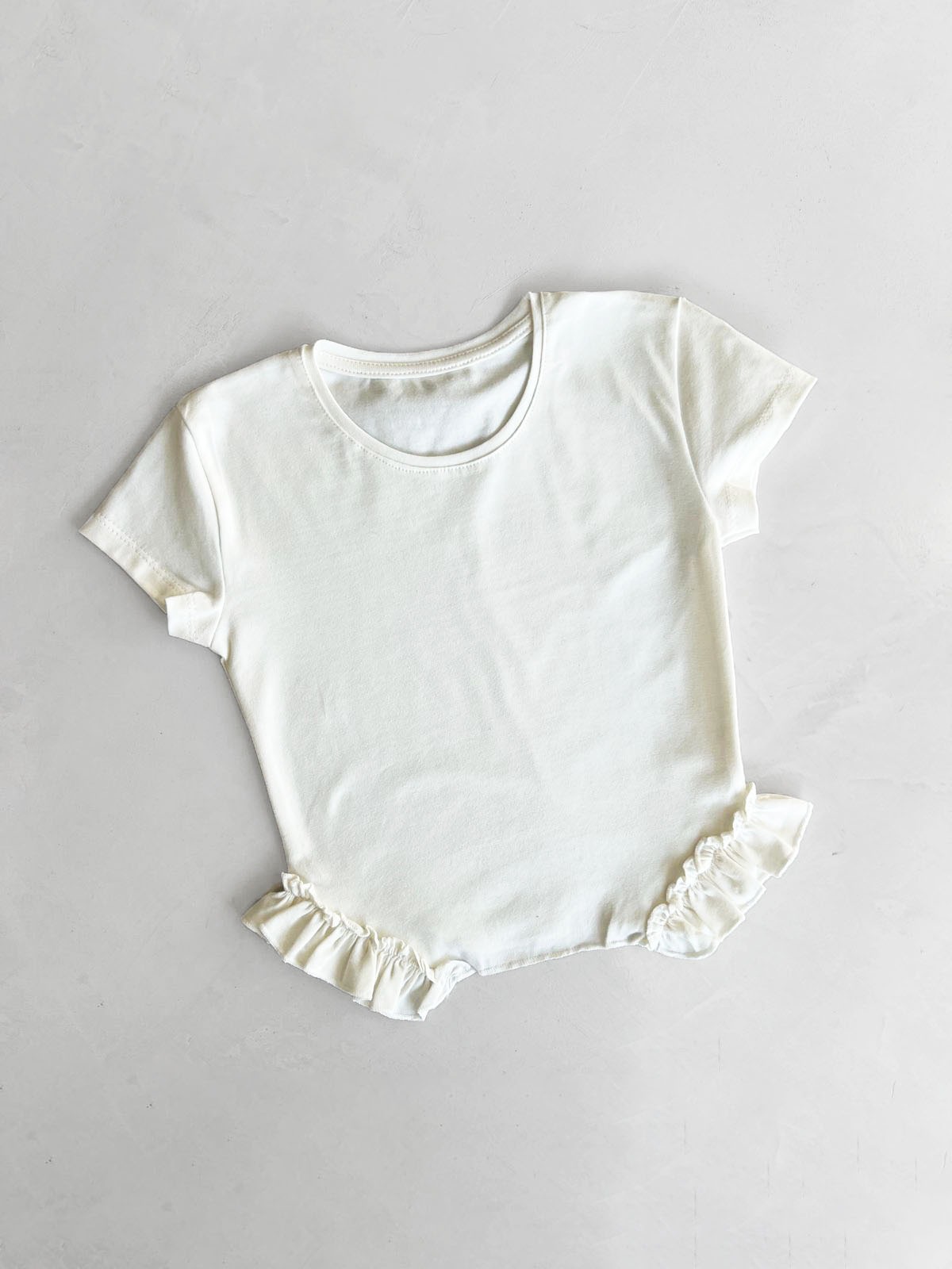 Art. 9035 Baby tee frunce