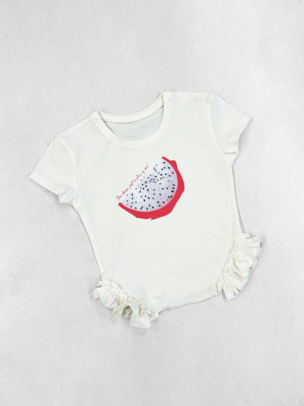 Art. 9036 Remera frunce Guayaba - Imagen 4