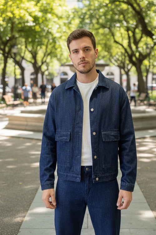 Art 8018 CAMPERA RAW DENIM